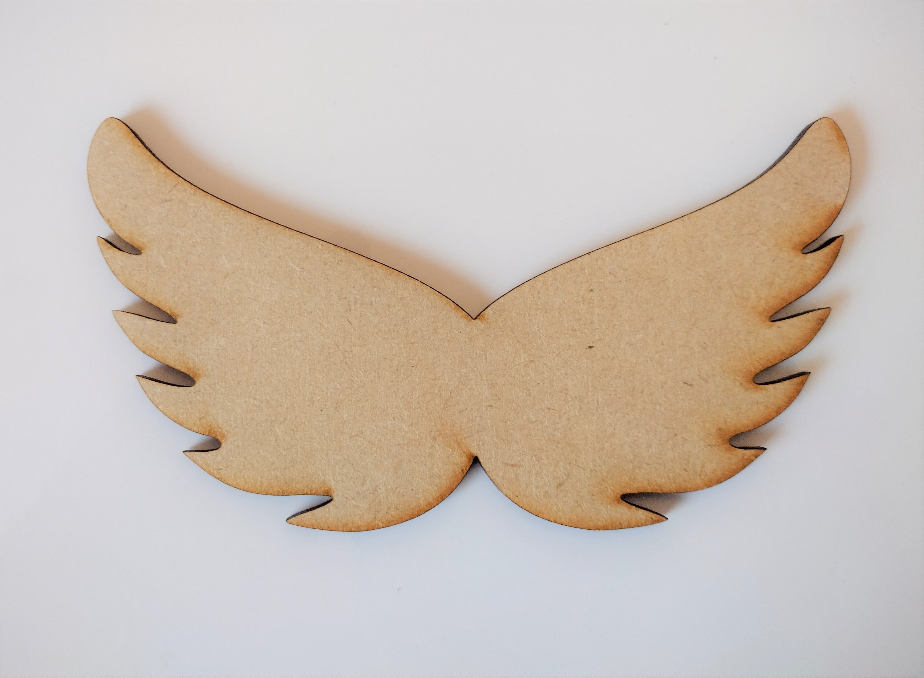Wooden Angel Wings MDF Craft Shapes Blank Scrapbook Etsy