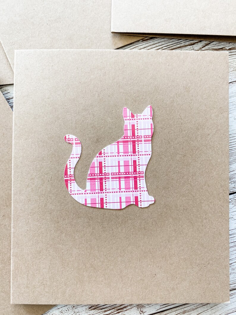 Cat Note Card Set Cat Thank You Cat Cards Blank Cat Greeting Cards Cat Card Set Cat Stationery Handmade Cards 6 ct.