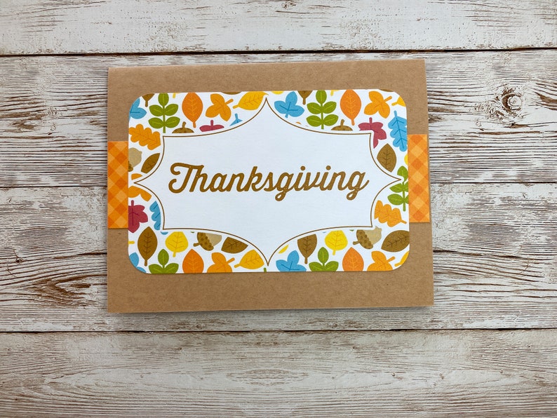 Thanksgiving Cards Blank inside Fall note cards Etsy