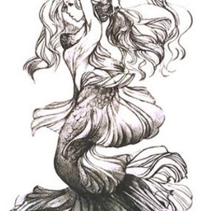 50 Beautiful and Cute Mermaid Tattoos Designs and Ideas