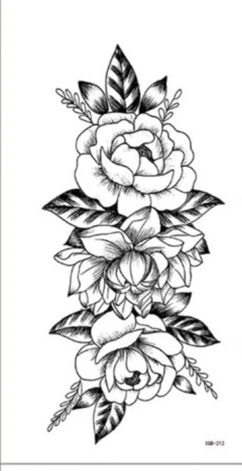 Owl Temporary Tattoo, Tattoos for Epoxy Tumblers, Floral Tattoo