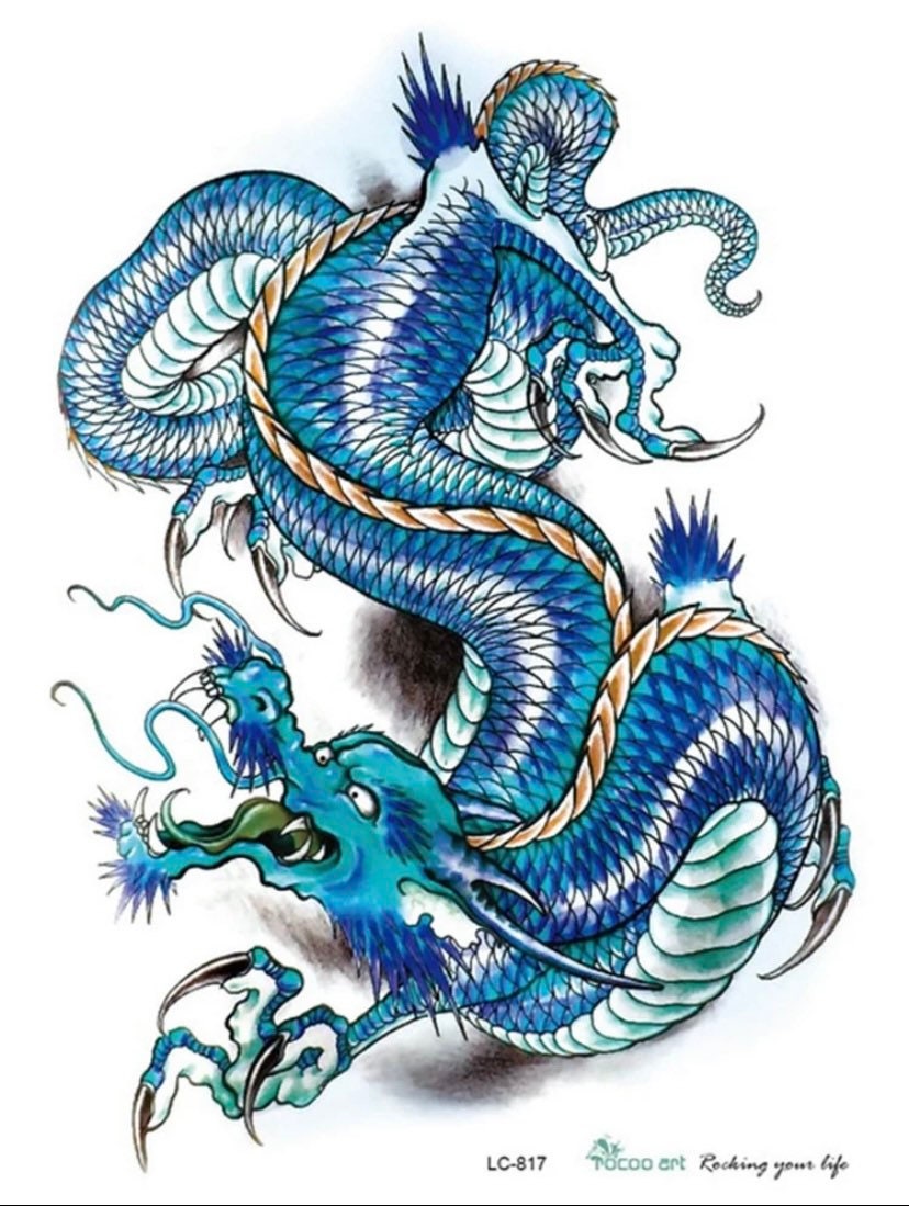 Blue Dragon Tattoo