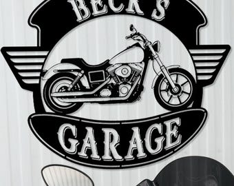 Dyna Low Rider Motorcycle Metal Sign, Garage Decor Gift for him