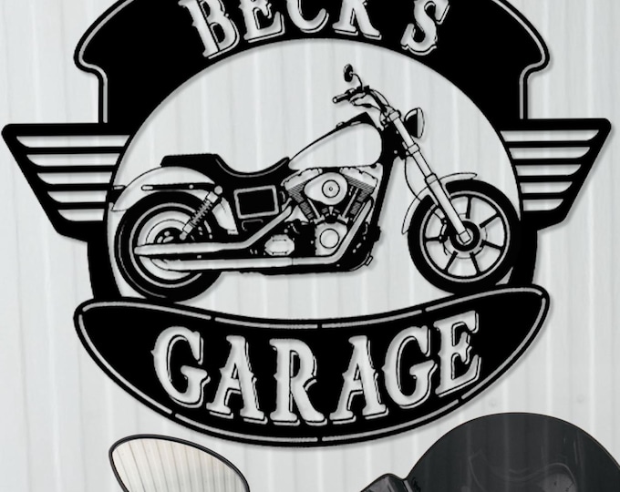 Dyna Low Rider Motorcycle Metal Sign, Garage Decor Gift for him