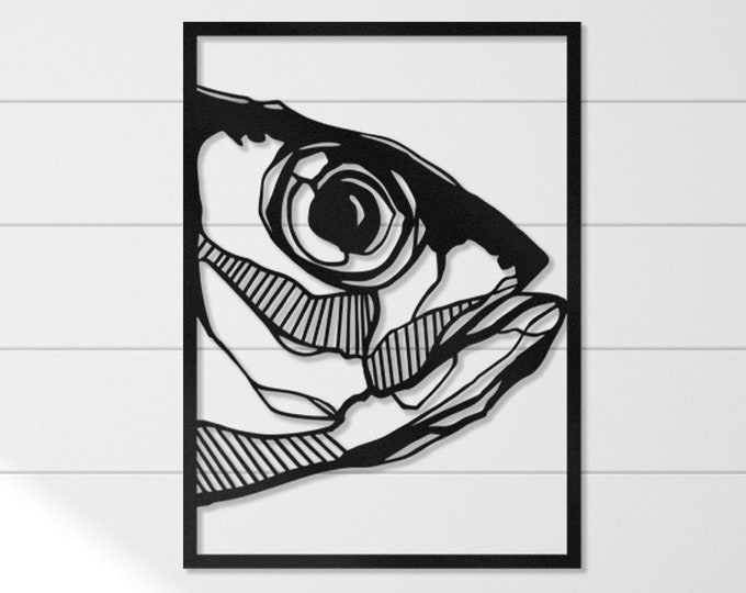 Metal Fish Wall Art, Fish Wall Art decor, Large Metal Wall Art Fish, Fish Wall Art Metal, Outdoor Fish Wall Art, Fish Wall Art For Bathroom,