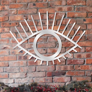 Oeil d'art mural en métal, décoration murale en métal All Seeing Eye, décoration murale en métal Eye, art mural en métal Seeing Eye, décoration murale en métal oeil de femme