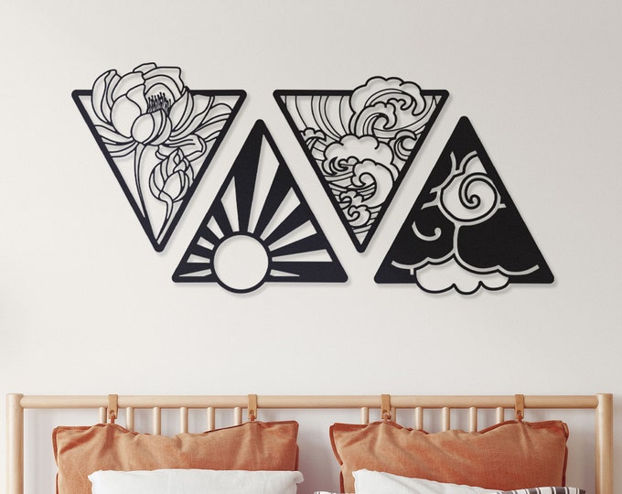 Four elements symbols , Four elements wall art, Avatar the four elements