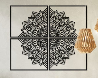 Mandala wall decor, Mandala wall art, XL Metal Mandala Decor, Mandala metal wall decor,Metal Mandala Wall Art,Flower wall art,Metal wall art