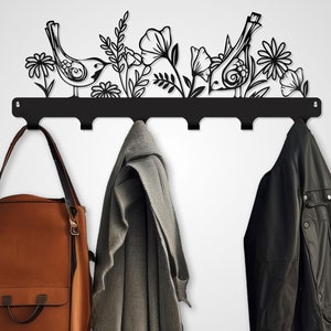 Coat rack, Entryway wall mounted coat rack, Metal coat hook rack , Wall Hook Rack , Entry Way Coat Racks, Coat Rack Wall Mount,