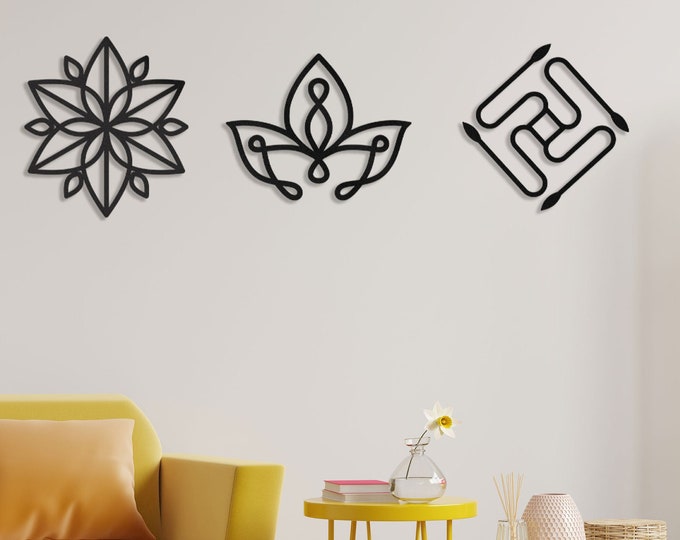 Geometry Wall Art,  Pattern metal wall art, geometric pattern wall decor, geometric shapes wall art
