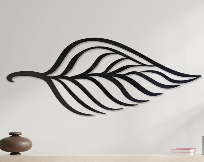Metal leaf living room decor, Big leaf garden decor, Wall hanging leaf decor, Garden metal leaf , Metal leaf wall decor , Modern wall art