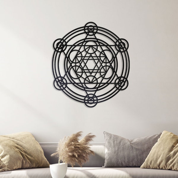 Metatrons Cube Wall Art - Etsy