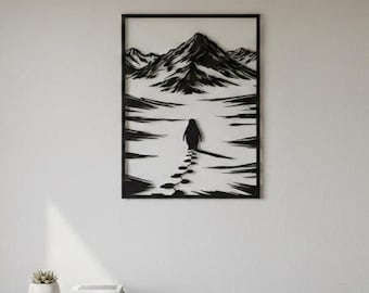 Nihilips Penguin Metal Wall Art – Viral Penguin Meme Metal Sign, Funny Internet Meme Wall Decor, Modern Metal Art Gift