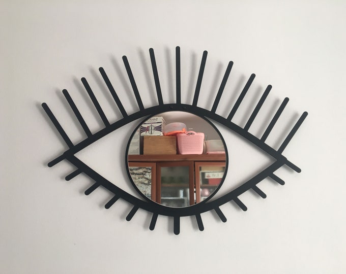 Eye Mirror, Eye metal wall art, All Seeing Eye metal wall decor, Eye metal wall decor,Mirror for wall,Bathroom mirror,Metal mirror wall art