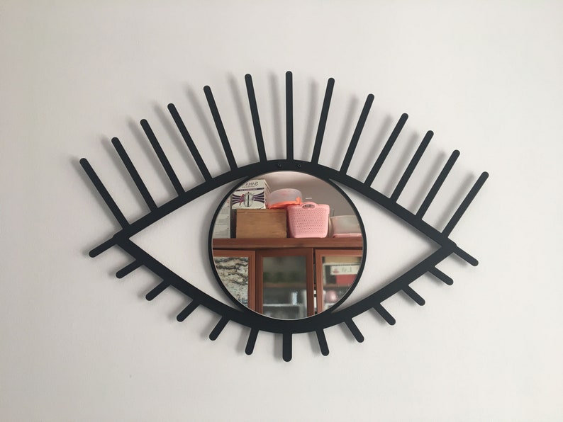 Eye Mirror Eye Metal Wall Art All Seeing Eye Metal Wall Etsy
