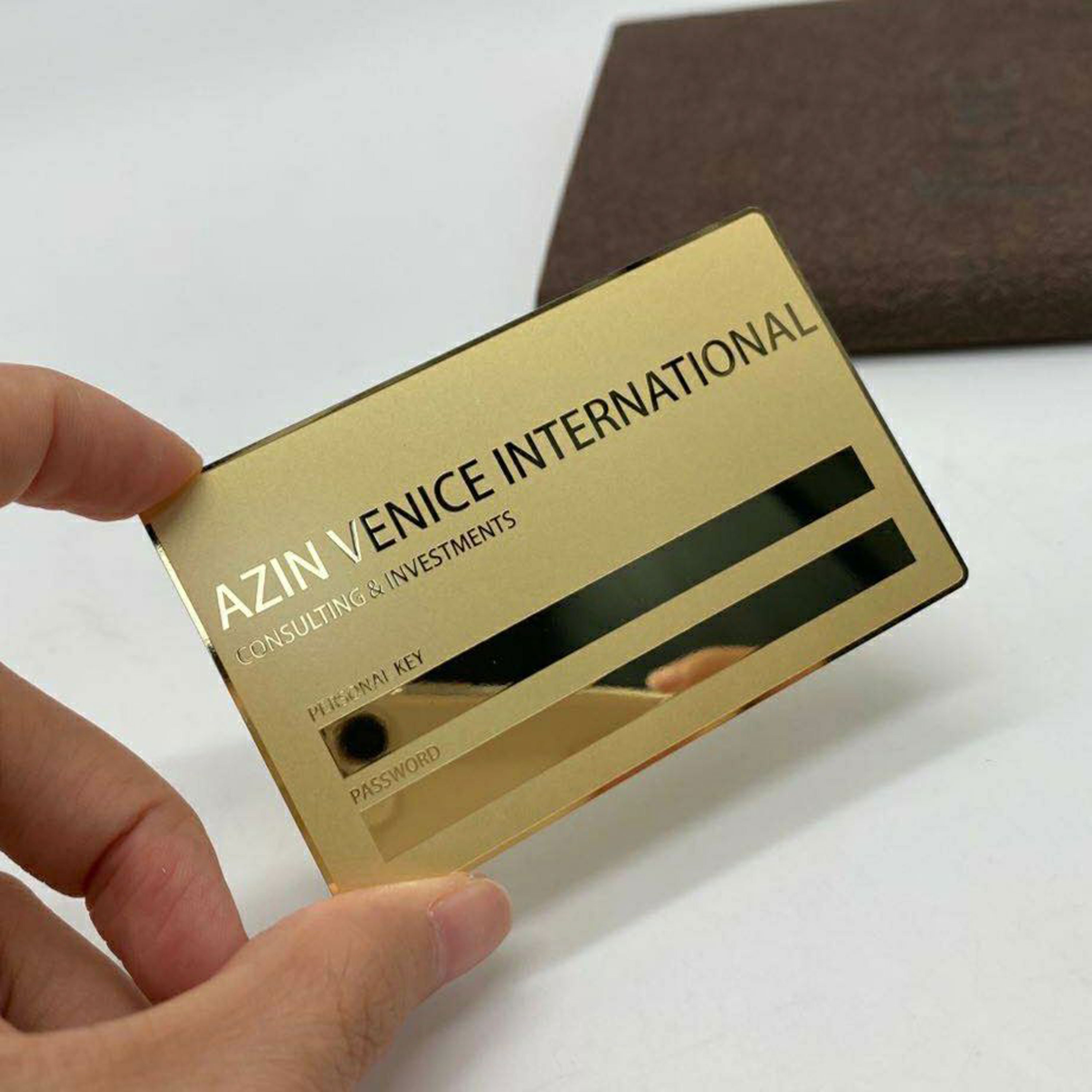 Gold Metal Cards, Metal Business Cards, Free Shipping