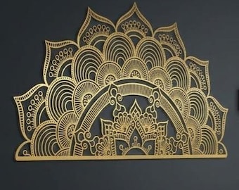 Large Metal Mandala Art for Zen Spaces