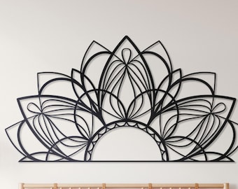 Mandala flower, Metal mandala wall art, Large metal mandala wall art, Mandala metal wall decor, Metal wall mandala, Metal art patterns
