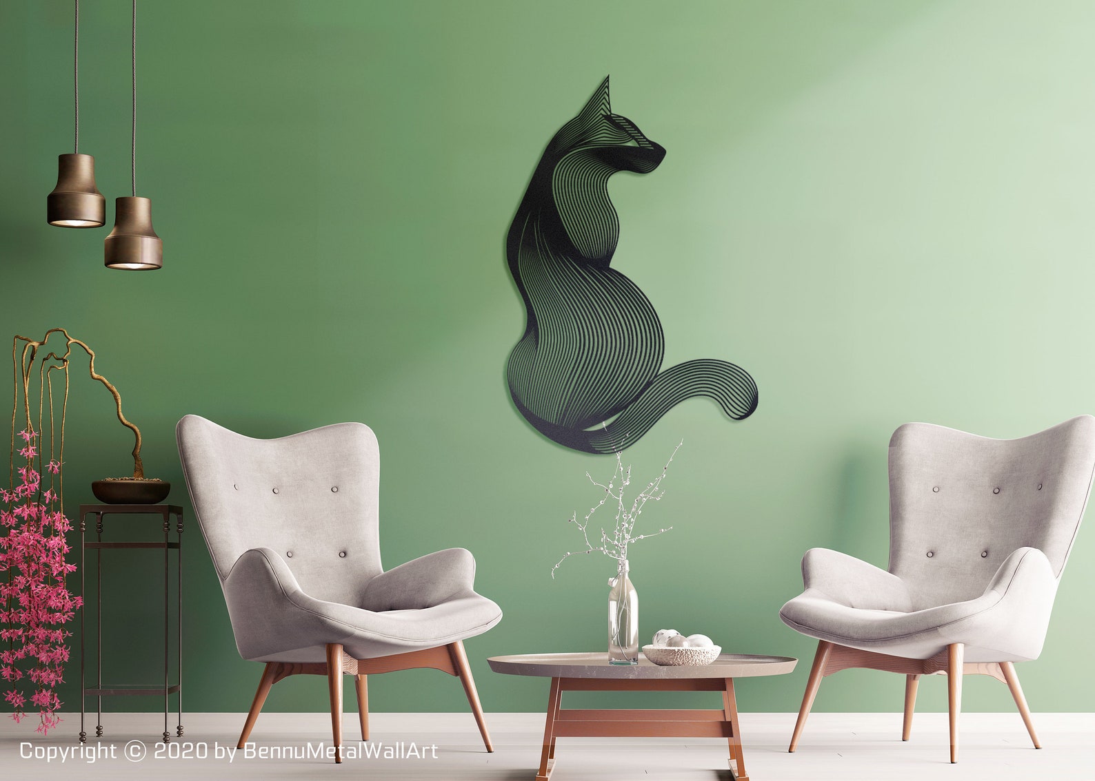 Cat Metal Decor for Home Cat Wall Art Cat Wall Decor Cat Etsy