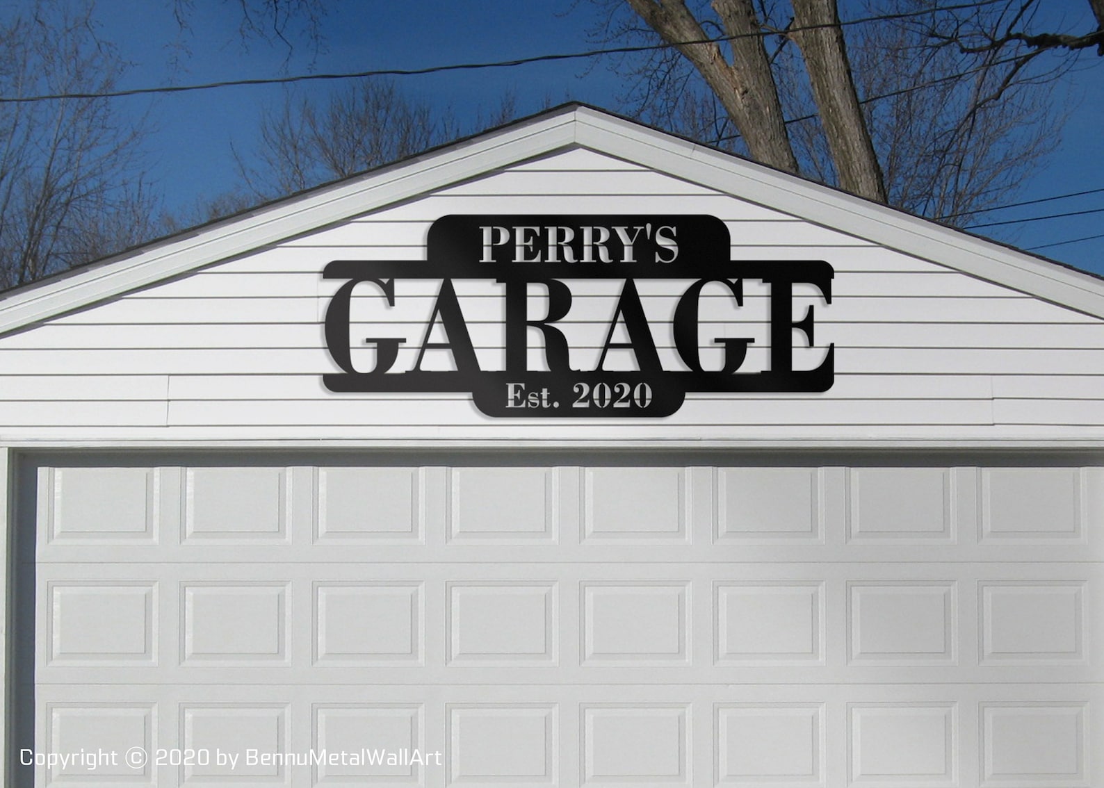 Metal Garage Sign Personalized Shop Sign Metal Garage Signs Etsy