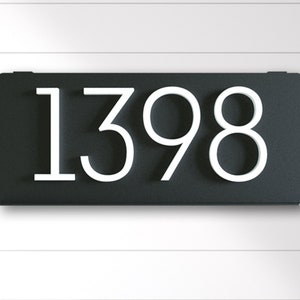 House Number Signs, Custom metal address plaques for house, House Number Plate