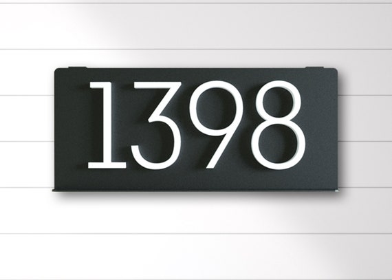 Placa con letras o números adhesivos AL-22 - Dedi - Placas y letreros  grabados