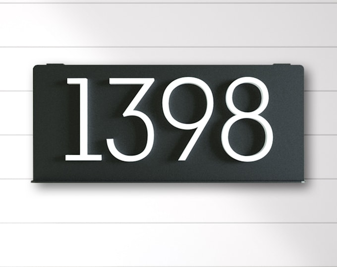 House Number Signs, Custom metal address plaques for house, House Number Plate