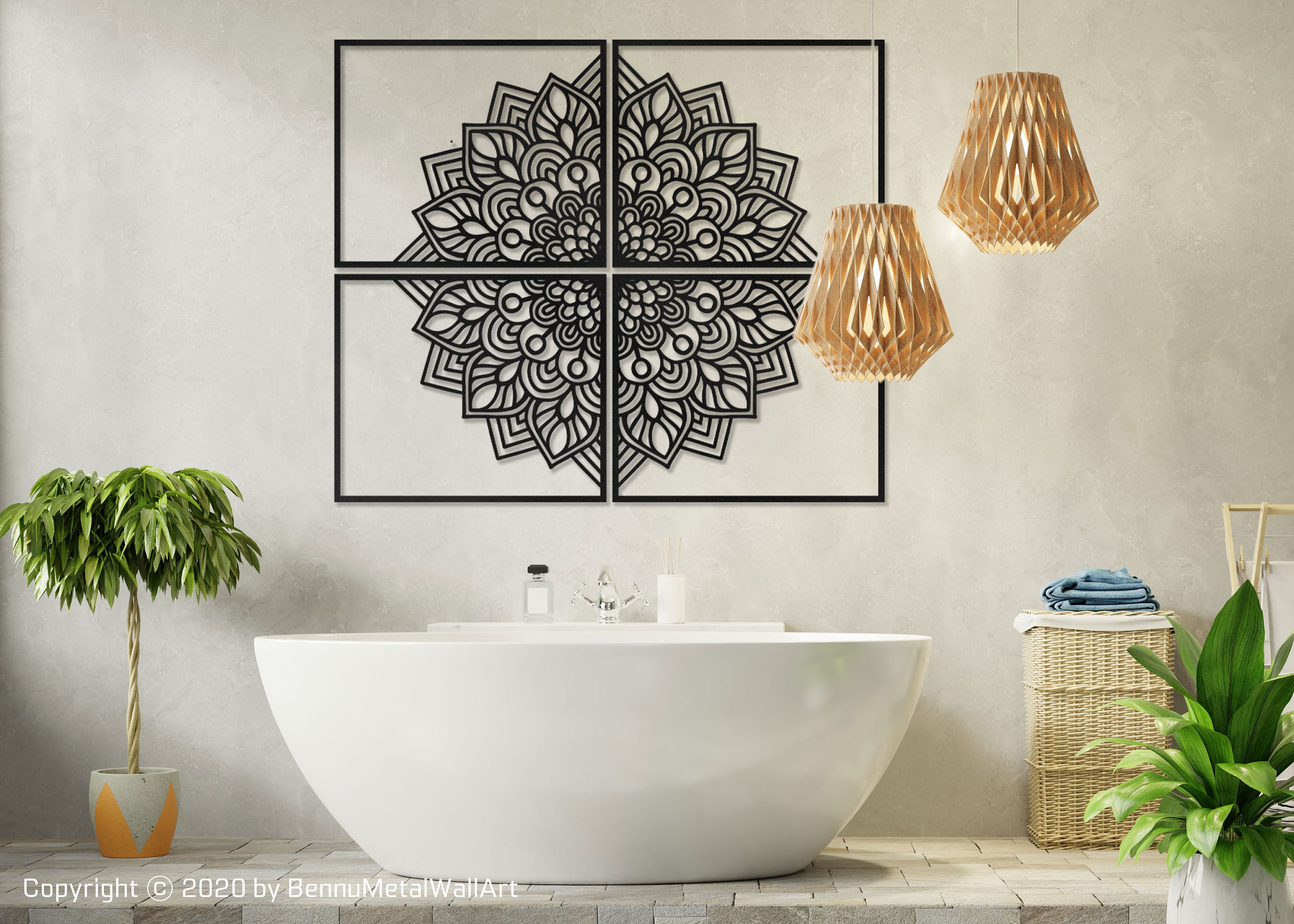 Mandala wall decor Mandala wall art XL Metal Mandala Decor Mandala metal wall decor Metal Mandala Wall Art Flower wall art Metal wall art