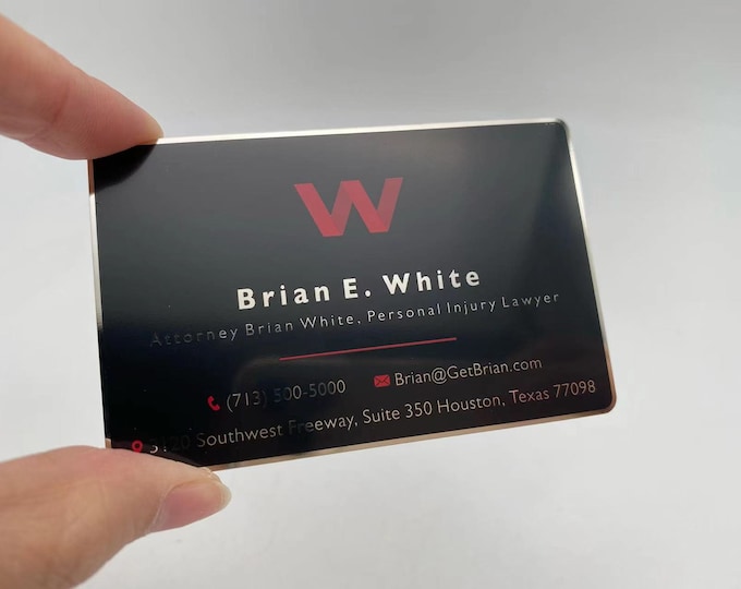 Metal black card, Silver and black metal business card, luxury metal business card, texture metal business cards