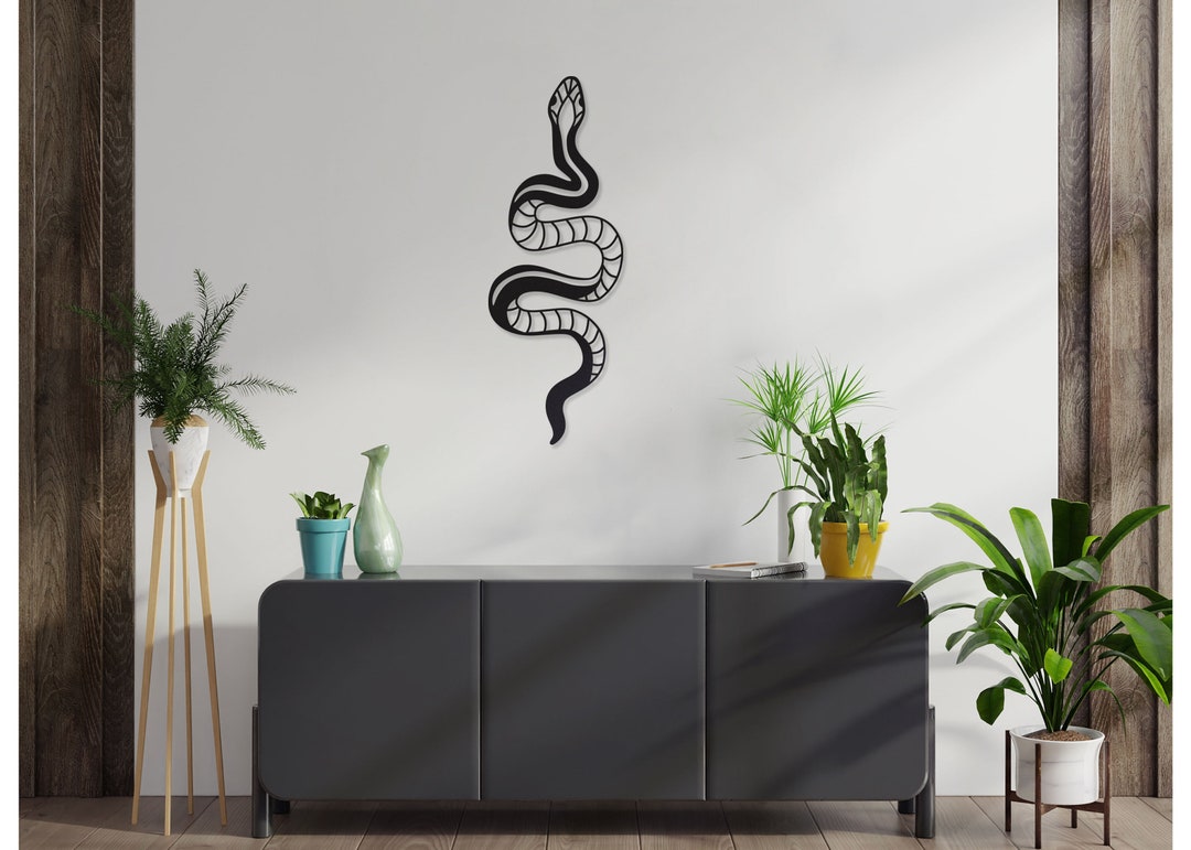 Snake Wall Art, Metal Snake Wall Decor, Snake Wall Art, Snake Wall Art