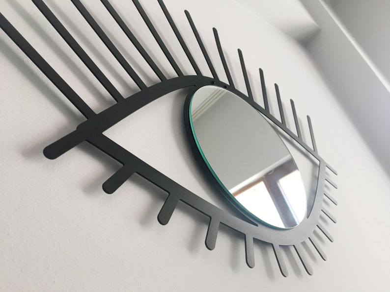Eye Mirror Eye Metal Wall Art All Seeing Eye Metal Wall Etsy