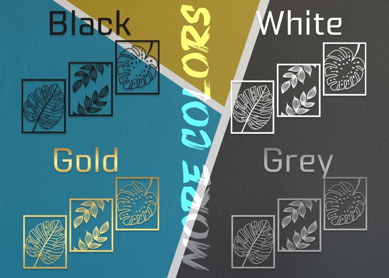 Metal Flower Wall Art Flower Petals Metal Wall Decor Leaf 3 Etsy