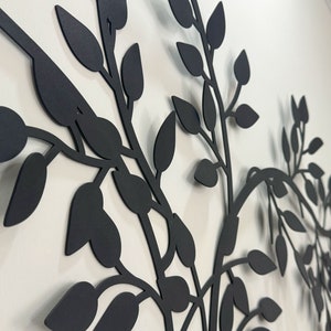 ivy metal wall decor