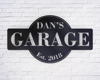 Customizable Metal Garage Sign, Show Your Passion and Pride, Metal Garage Sign, Personalized Metal Garage Sign
