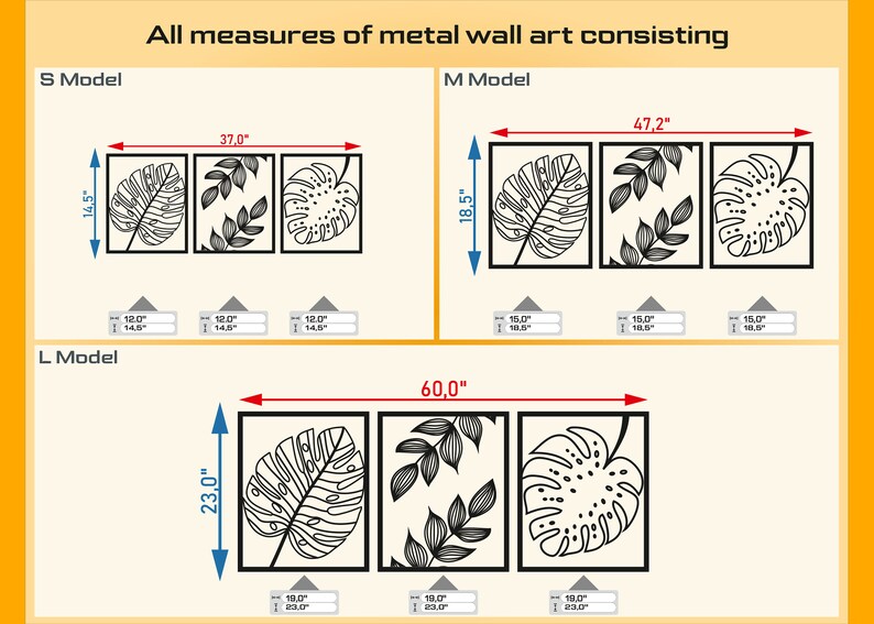 Metal Flower Wall Art Flower Petals Metal Wall Decor Leaf 3 Etsy