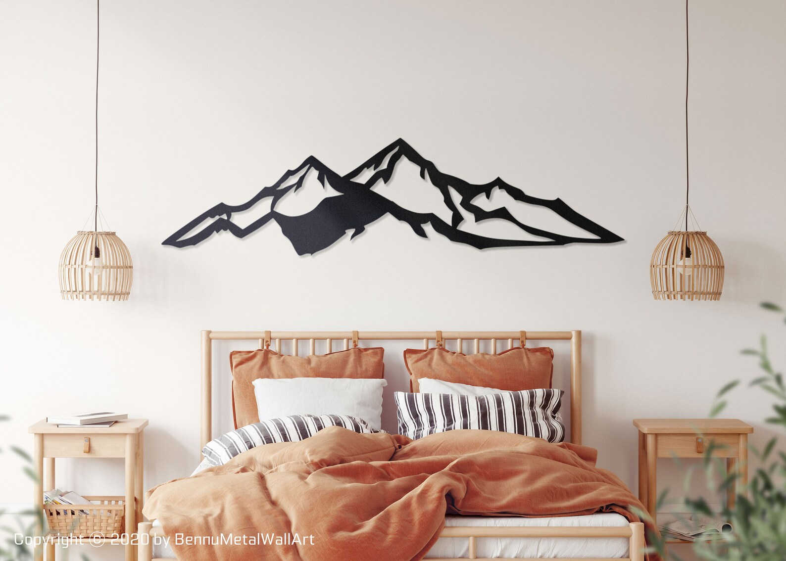 Mountain Metal Wall Art Metal Mountain Wall Art Large Metal Etsy
