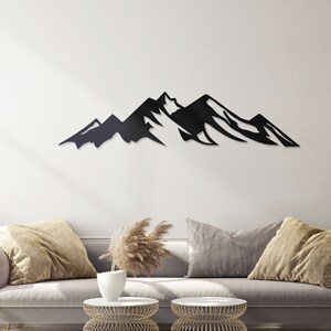 large mountain wall decor