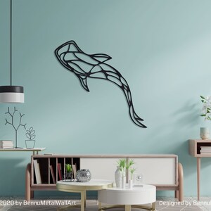 black metal wall art