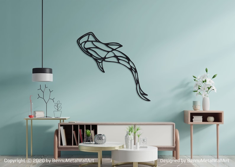 black metal wall art
