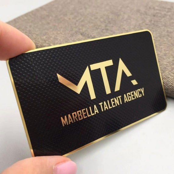 Metal Credit Cards (These are the regular finish cards) - Metal credit cards  - KZ Laser Works - Custom Laser Engraving