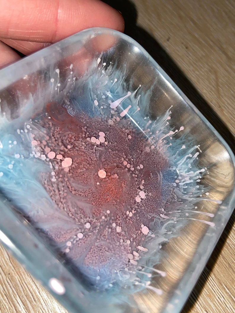 Cotton Candy Resin Dish