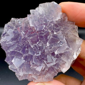 47 CTS Natural Purple Fluorite Specimen , Mineral Specimens , Crystals