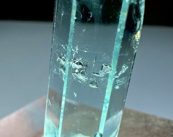 Beautiful Blue Color Aquamarine Crystal . Minerals , Mineral specimens , gems , 20 Carat