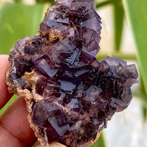 330 CTS Natural Purple Fluorite Specimen , Mineral Specimens , Crystals