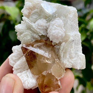 120 Gram Natural Brown Colour Topaz Crystal With Matrix Combine Specimen , minerals , mineral specimens , crystals
