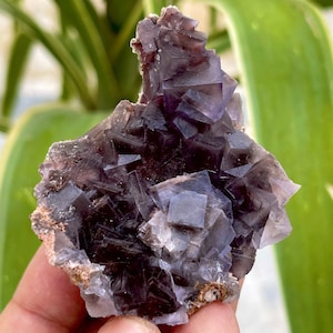360 CTS Natural Purple Fluorite Specimen , Mineral Specimens , Crystals