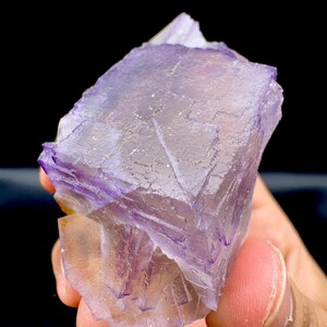 RARE Natural Purple Fluorite Specimen 89 CTS, Mineral Specimens , Crystals