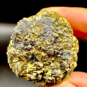 50g Golden Pyrite Cluster Specimen Ball Shape Specimen, minerals , mineral specimens , crystals
