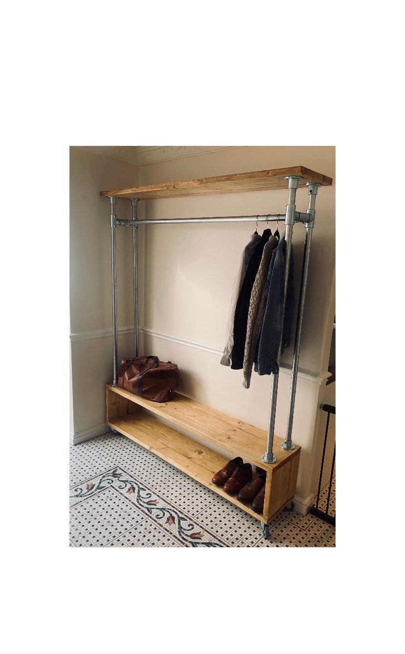 scaffold wardrobe rails