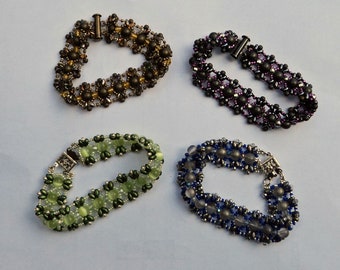 PEAS in a POD Bracelets, One-of-a-Kind, Unique, Handmade, Glass Beads, Your Choice